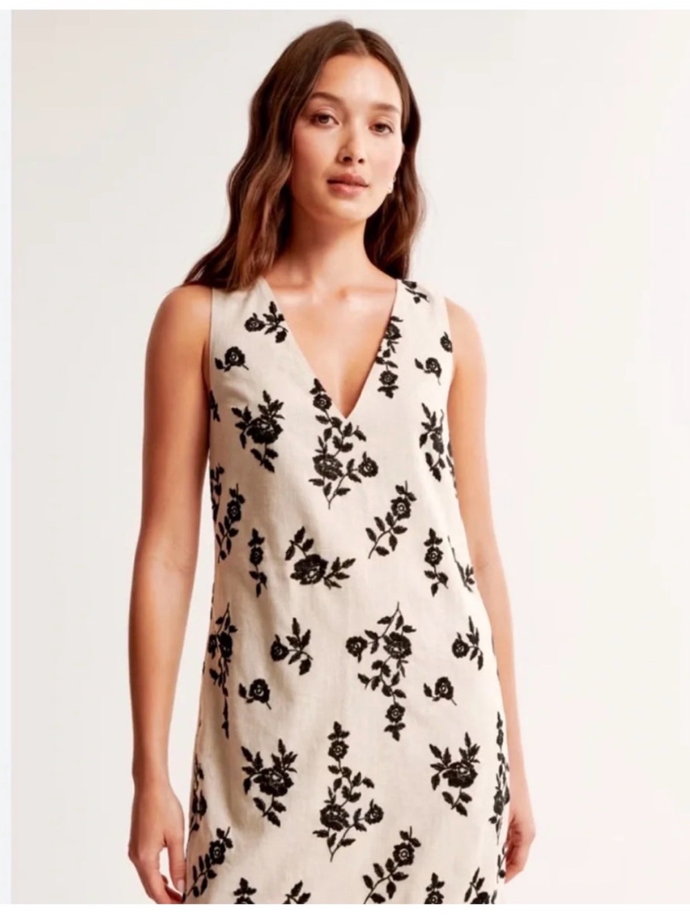 NWT! Abercrombie & Fitch Floral Embroidered Dress